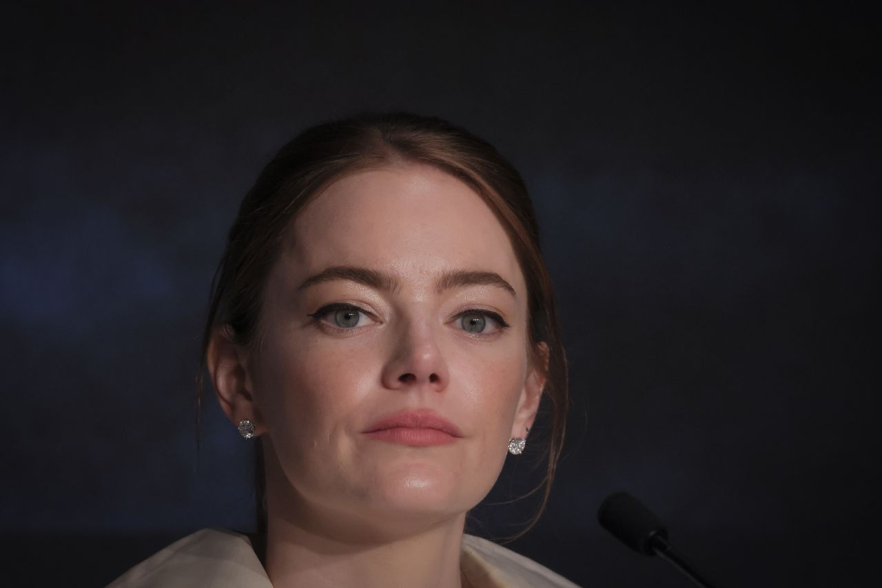 Emma Stone at Kinds Of Kindness Press Conference at Cannes Film Festival3